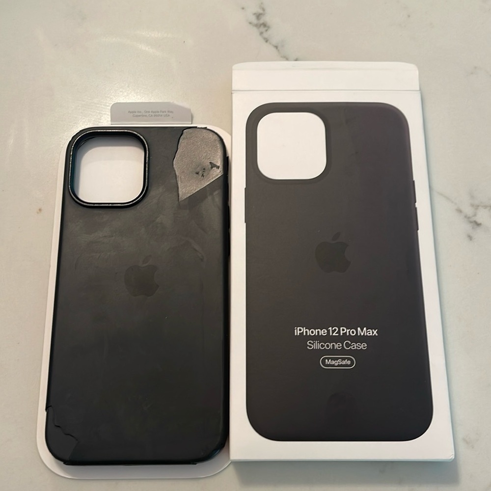 Black iPhone 12 Pro Max case